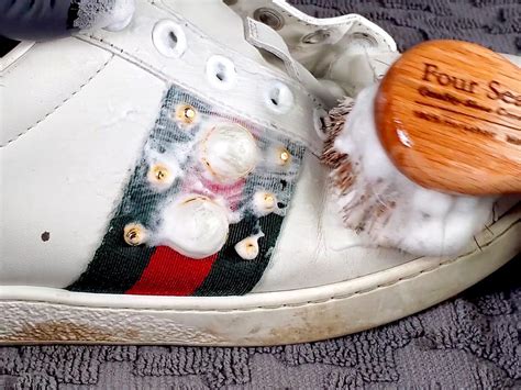 how to clean your gucci sneakers|Gucci shoes cleaner.